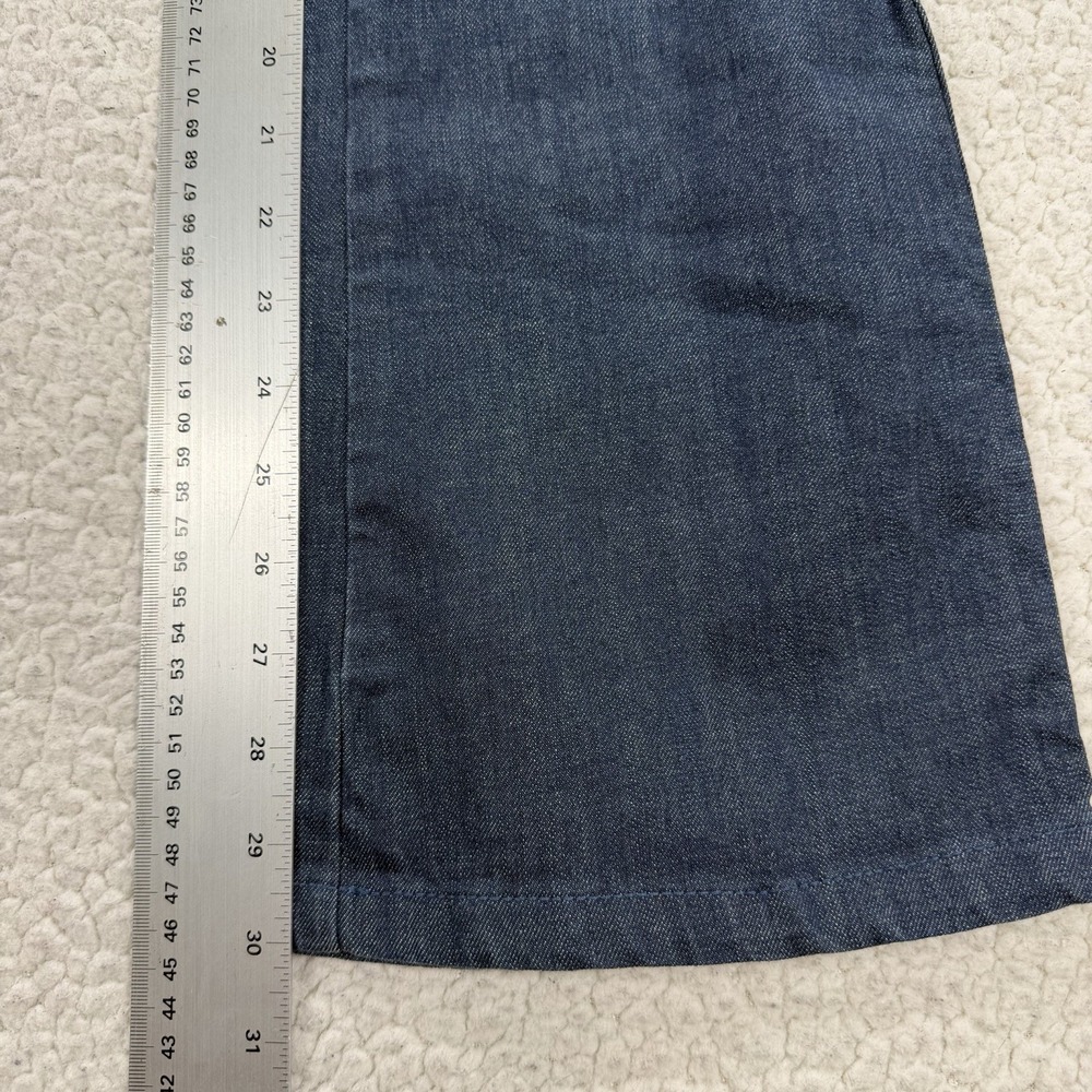 Frankie B Bootcut Jeans Women's 8 (32x30) USA Y2K Boho Western Flare Low Rise - Picture 11 of 14